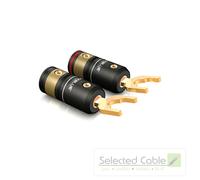 Viablue™ T6s Cable Shoe High-End For Cable Ø 3 - 9.5Mm 2 Pairs | 30226