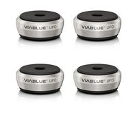 Viablue UFO Absorber for Speakers & Hifi Components 4 Piece Set Silver | 50302