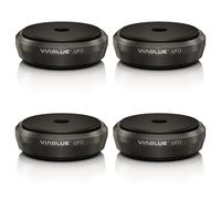 Viablue ™ UFO XL Absorber for Speakers & Hifi Devices 4 Set Black | 50320