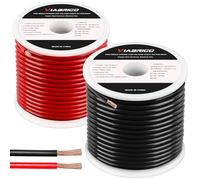 VIABRICO 14 Gauge Wire 200FT, 14 AWG Auto 100ft Each Spool, 2 Colors Copper Clad Aluminium Low Voltage Electrical Wire 14 Gauge, Hookup Wire Kit for Breadboard/Automotive/DIY/Battery