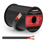 VIABRICO 18 Gauge 2 Conductor Electrical Wire, 18 AWG 0.82mm² Wire PVC Cord, 12V/24V DC Low Voltage/Copper Clad Aluminum Flexible/2 Wire for Automotive LED Strips Lamp Lighting Marine(9.1M/30FT)