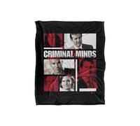 ViacomCBS/Nickelodeon Criminal Minds Character Boxes Silky Touch Super Soft Throw Blanket 152 X 127 cm in White ViacomCBS/Nickelodeon White 152 X 127 cm
