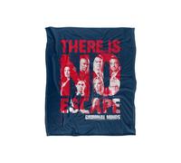 ViacomCBS/Nickelodeon Criminal Minds No Escape Silky Touch Super Soft Throw Blanket 152 X 127 cm in White ViacomCBS/Nickelodeon White 152 X 127 cm