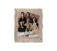 ViacomCBS/Nickelodeon Criminal Minds Solution Lies Within Silky Touch Super Soft Throw Blanket 152 X 127 cm in White ViacomCBS/Nickelodeon White 152 X 127 cm