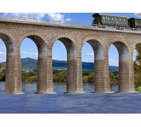 Viaduct pillars, 6 pieces N gauge Kibri 37675