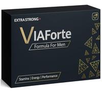 VIAForte Blue High Strength Power Pills for Men UK | Stamina, Endurance & Longer Performance Supplement | Fast Acting | Male Enhancing Tablet | Lasting Firmness | 6 Capsules | 1000mg