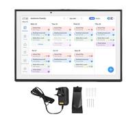 ViaGasaFamido 10.1 Inch Smart Digital Calendar HD Interactive Touchscreen Family Planner with Chore Chart and Meal Planner WiFi Dual Mode Desk (UK Plug)