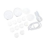 ViaGasaFamido 10 Pcs Duckbill Valves, Replacement Silicone Diaphragm for M5 Wearable Breastpump, Includes Backflow Protectors and Tubes