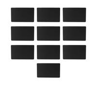ViaGasaFamido 10 Pcs NFC Card NTAG216 Chip 868 Bytes Memory Printable Black PVC NFC Business Card for Smartphones WiFi Social Media Sharing