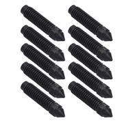 ViaGasaFamido 10PCS 0.2mm Hardened Steel Nozzle 3D Printer Nozzle Kit High Temperature Resisting 932°F for Carbon and FDM Printers Precise CNC Machining Prevents Clogging