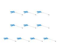 ViaGasaFamido 10PCS Air Blow Gun Pneumatic Blow Gun Compressed Air Gun with 6mm Stainless Steel Nozzle High Pressure Resistant for Dust Cleaning at Factory Home School