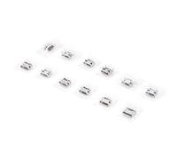 ViaGasaFamido 12 Pcs Mini USB Connector, Stainless Steel Mini Connection Kit, Long Lifespan Electrical Replacement for Projects and PCB Boards