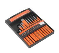 ViaGasaFamido 12-Piece Roll Pin Punch and Chisel Set, Vanadium Steel Punch Tools for Woodworking, Ideal for Repair and Carving Projects