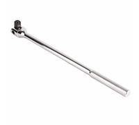 ViaGasaFamido 15 inch Breaker bar 1/2 inch Drive Rotating Head Flexible Handle Socket Wrench Extension Tool for auto Repair Mechanical Work Torque Application