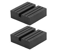 ViaGasaFamido 2 Pcs Jack Rubber Pad Universal Square Slotted Frame Rail Floor Jack Clamp On Adapter Non Slip Adapter Good Crush Lift Puck for Car Maintenance Repair