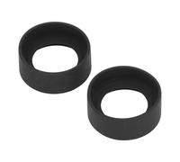 ViaGasaFamido 2 Pcs Stereo Microscope Eyepiece Eye Cup Soft Rubber Flat Angle for 37.5-39mm Microscopes Perfect for Comfortable Use