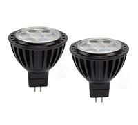 ViaGasaFamido 2pcs 7W MR16 LED Bulb Energy Saving Low Power Consumption Spot Light Replacement 110-240V White Light Bulb for Spotlights
