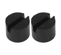 ViaGasaFamido 2Pcs Jack Rubber Pad Universal Trolley Jack Pads 50 * 38 * 10mm Slot Width Slotted Adapter Support Reusable Vehicle Lift Axle Stand for Car SUV Maintenance Repair