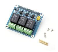 ViaGasaFamido 3 Channel Relay Module Expansion Board Up to 5A AC 5A 30V DC with Relay Indicator for B+/2B/3B/3B+