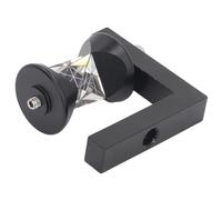 ViaGasaFamido 360 Degree Prism K9 Glass Total Station Prism 25.4mm Effective Diameter 30mm Offset Aluminum Surveying for Engineering Surveying Tunnel Railway Mine Use