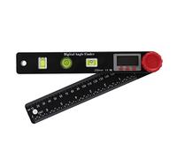 ViaGasaFamido 4 in 1 Digital Angle Finder Level Ruler, Locking Multifunctional Measuring Tool with LED Display for Carpenters and Enthusiasts