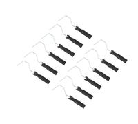 ViaGasaFamido 4 Inch Paint Roller Frame, Metal Handle, 12 Pack for Wall Painting and Home Renovation Projects