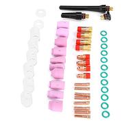 ViaGasaFamido 49Pcs 150 to 250A TIG Welding Torch Kit WP17 18 26 Welding Torch Welding Torch Consumables for Shipbuilding,Electronics and Metallurgy