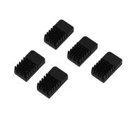 ViaGasaFamido 5 Pcs Nozzle Brush Kit for Elegoo Carbon 3D Printer Plug and Play Silicone Nozzle Wiper Black High Temperature Proof 3D Printer Cleaning Accessories