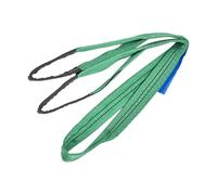 ViaGasaFamido 50mm Width Green Polyester Lifting Slings 2T Bearing Thickening and Widening Design Flat Lifting Webbing for Ships, Machinery, Ports, Transportation,Power,Engineering ((9.84ft))