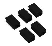 ViaGasaFamido 5PCS 3D Printer Hotend Silicone Socks for Elegoo Carbon 3D Printer Heater Block Dust Proof Black 300℃ Support PLA ABS TPU HIPS WOOD PETG