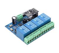 ViaGasaFamido 5V 4 Channel Relay Module, PCB Build with Mobile App Control for Smart Home, Wireless Automation and Long Lifespan Features