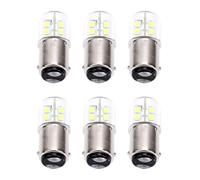 ViaGasaFamido 6PCS Boat LED Bulb,Power 3W,24 Chips 2835 SMD LEDs, (Warm Light)