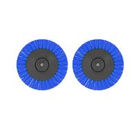 ViaGasaFamido 85mm Polypropylene Electric Drill Brush Head with 6.35mm Connector for Decoration, Home Cleaning Up Gaps (Blue)
