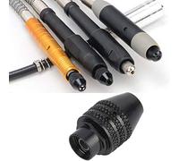 ViaGasaFamido 8mm Chuck Collet Adapter Converter, Durable and Compact Design, 0.5-3.2mm Clamping Range for Electric Drills and Grinders, Ideal for and Professional Use (Long Tail 8mm)