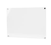ViaGasaFamido Acrylic Magnet Fridge Whiteboard 40x30cm Clear Dry Erase Memo Board for Kitchen Meal Planner Refrigerator Organizer with Strong Magnets Transparent Writing Surface
