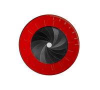ViaGasaFamido Adjustable Circle Drawing Maker for Woodworking Blueprint (Red)