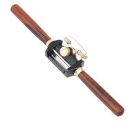 ViaGasaFamido Adjustable Spokeshave Woodworking Hand Planer, Flat Base Smooth Plane with 440C Blade for Spoon Carving, Wood Trimming Musical Instrument Making