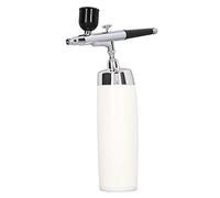 ViaGasaFamido Airbrush Set, Cordless Airbrush Kit Handheld Spray Wireless Sprayer Set with Paint Cup Dropper, USB Charging for Makeup, Tattoos, Nails Painting, Tanning, Cakes with 3 Paint Cups (White)
