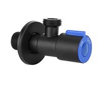 ViaGasaFamido Angle Stop Valve, G1/2 Thread Angle Valve All Copper Domestic Hot and Cold Water Valve Switch Water Heater Stop Valve with, Faucet Valves (#1)