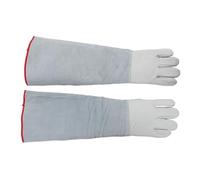 ViaGasaFamido Antifreeze Gloves Thickened Liquid Nitrogen Protective Cryogenic Freezer Safety Gloves for Laboratory Industrial Use Leather -500°F Cold Resistant