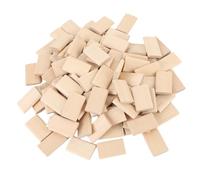 ViaGasaFamido Beechwood Wood Tenons 100Pcs Loose Solid Wood Connectors for Furniture Cabinet Making Woodworking Joints 5x19x30mm Size Dowels