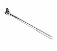 ViaGasaFamido Breaker Bar, Heavy Duty 15 Inch 1/2 Inch Drive Rotating Head Flexible Handle Socket Wrench Extension Tool for Auto Repair and Mechanical Work