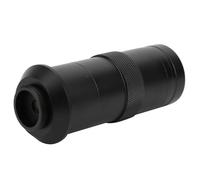 ViaGasaFamido C Mount Lens, ABS Material, 0.12-2X Magnification, 50-200mm Working Distance for Microscope Camera Users