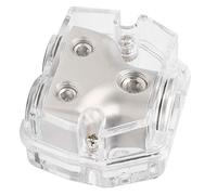 ViaGasaFamido Car Power Wire Splitter Premium Material Zinc Alloy Ground Wire Distribution Block Effective Stabilization Excellent Conductivity and Premature Wear Ideal for Car