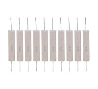 ViaGasaFamido Cement Resistor, High Power 20W Wirewound Ceramic Resistors ±5% Accuracy for Circuit Boards Industrial Loads 10pcs