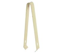 ViaGasaFamido Cocktail Tong, Thickened Stainless Steel Ice Tong with Slim Design for Bar and Kitchen Use 17cm Long (Gold Plating)