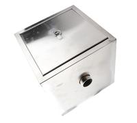 ViaGasaFamido Commercial Grease Trap, Stainless Steel, High Rate Up to 4 GPM, Efficient Oil Separation for Commercial Kitchens