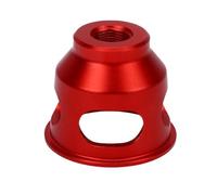 ViaGasaFamido Compact Woodworking Vertical Drill Guide Fixtures Durable Aluminum Hole Punching Tool for Furniture Assembly Red with Various Drill Sizes