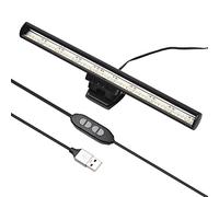 ViaGasaFamido Computer Monitor Light Bar Adjustable Bi-Color Temperature Brightness for Office Home USB Power Supply (26cm)
