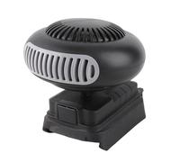 ViaGasaFamido Cordless Space Heater Battery Powered 170W 2 Temperature Gears 360° Adjustable Angle with Dual USB Ports for Workshops Factories 18V Battery